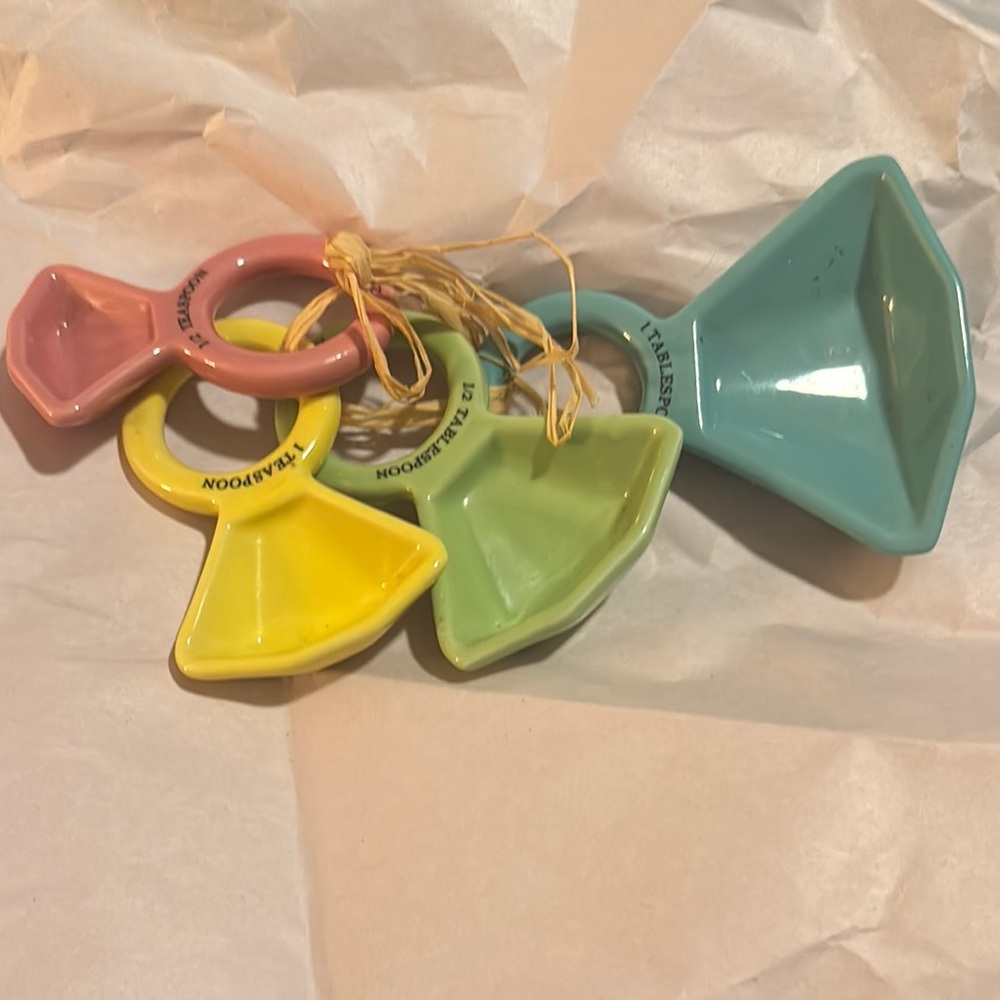 Pearson Pink and Yellow Ceramic Kitchen Tools